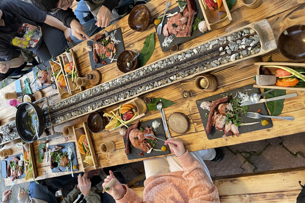 縱谷線工作室,火烤餐桌